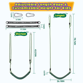 HeyZoo two carabiners included for quick, secure hanging