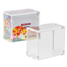 HgiVroskelia booster box 3-pack top-loading display case highlights a secure, accessible storage solution.