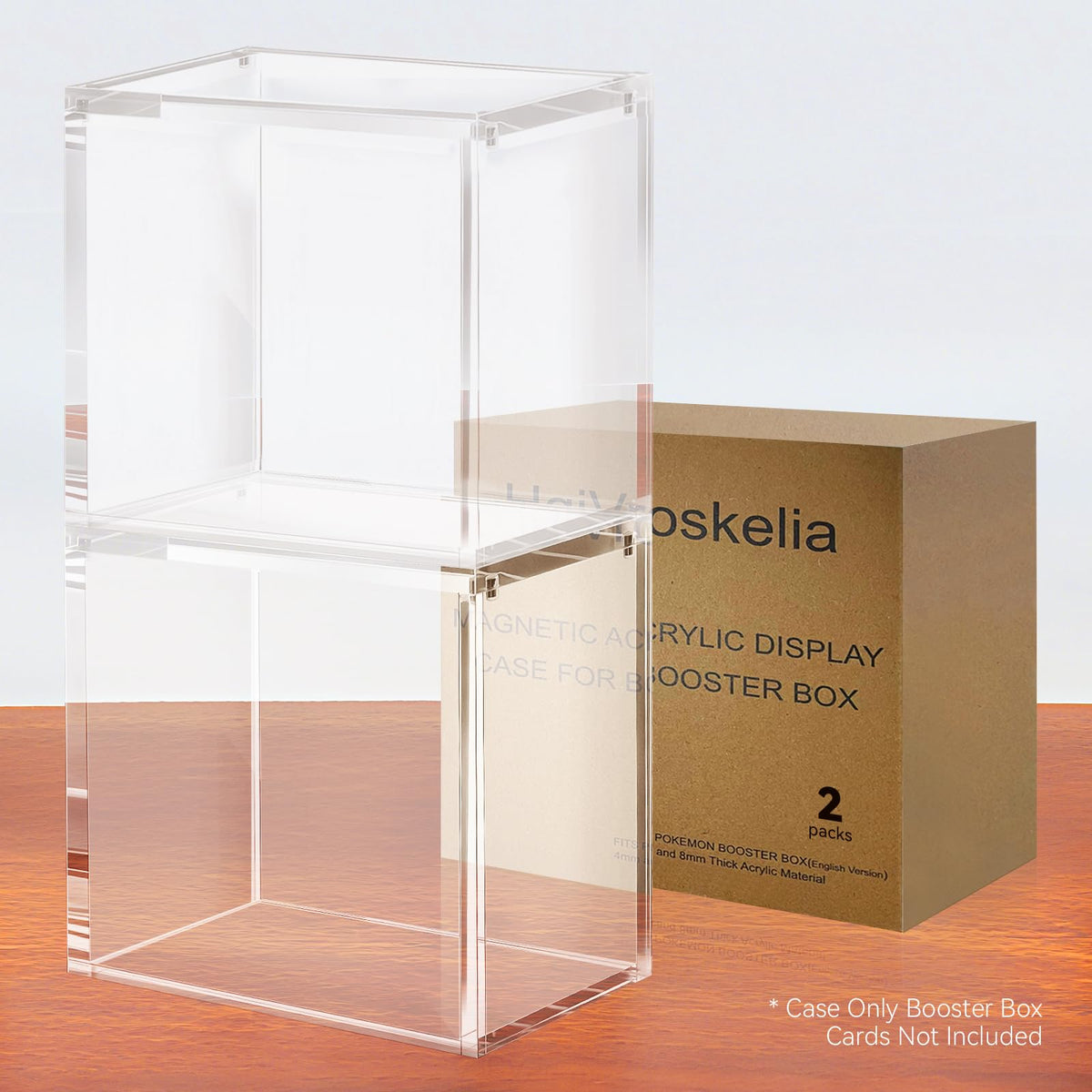 HgiVroskelia booster box dust protection keeps interiors clean when displayed long-term.