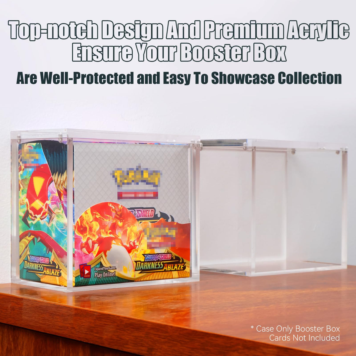HgiVroskelia booster box with UV protection shields collectibles from fading