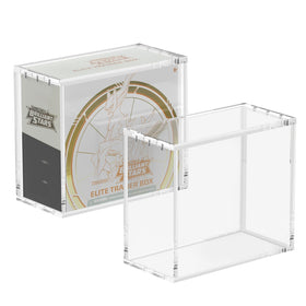 HgiVroskelia ETB case with magnetic lid for secure, easy display.