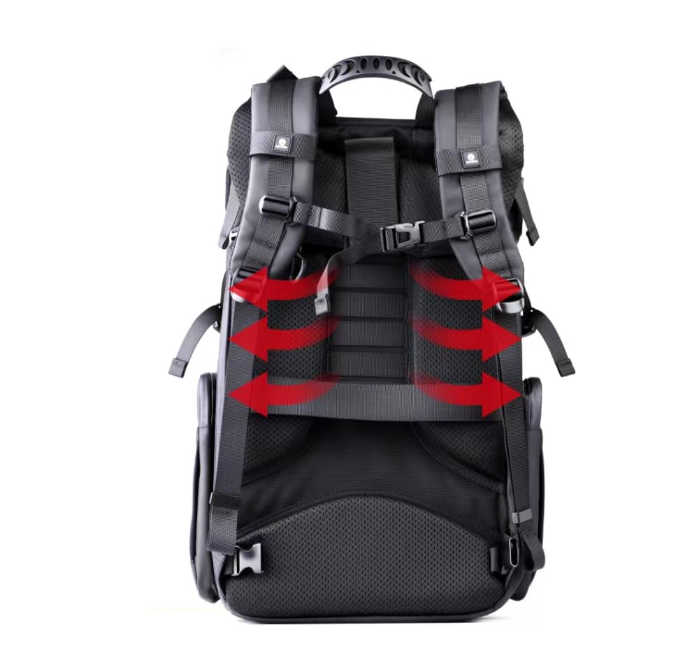 HGLRC FPV Drone Backpack reinforced back panel supports long trips