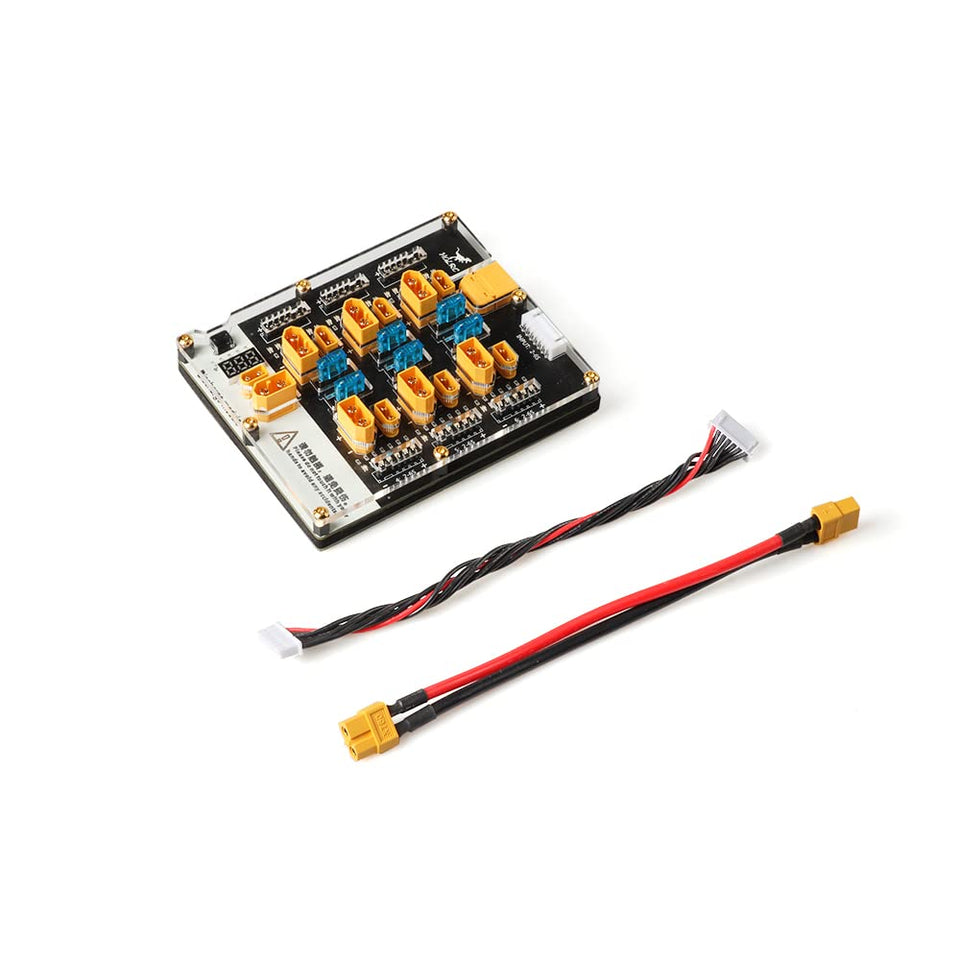 HGLRC Thor 6-Port balance charger front view for precise multi-pack charging.