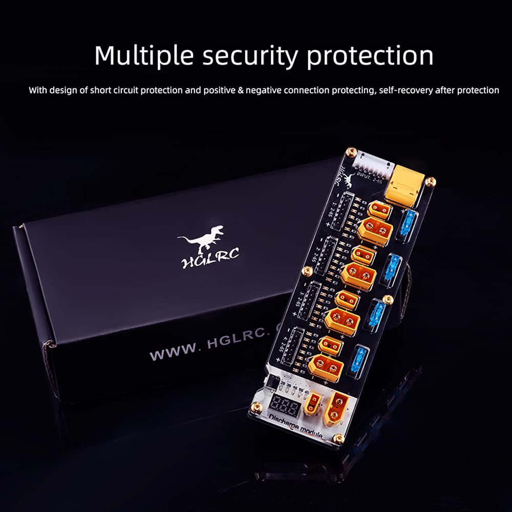 HGLRC Thor 6S parallel charging board with XT60/XT30 connectors.