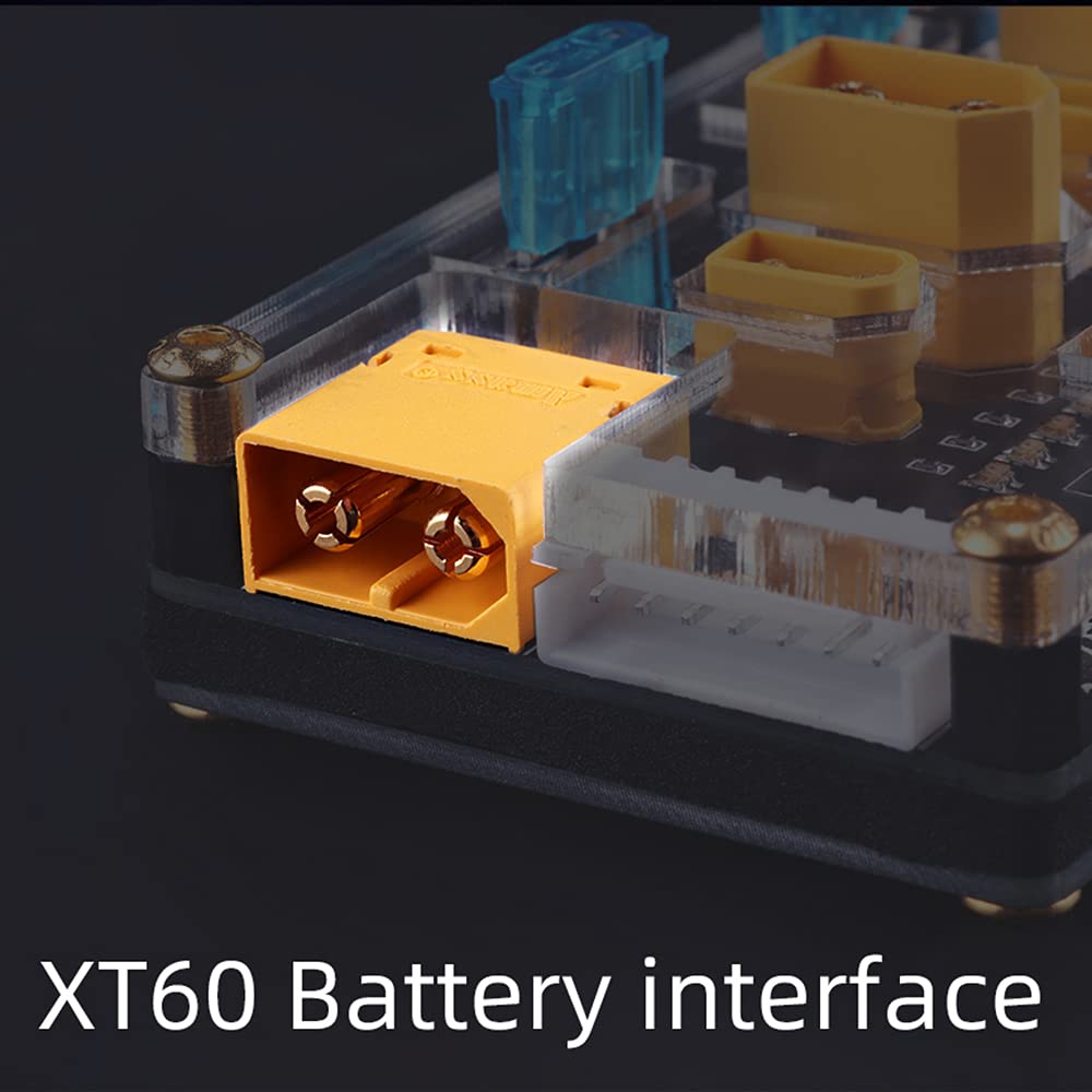 HGLRC XT60 plug detail highlighting secure high-current connections.