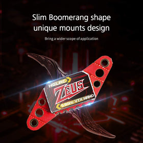 HGLRC Zeus350mW VTX SMA antenna connector supports reliable long-range links