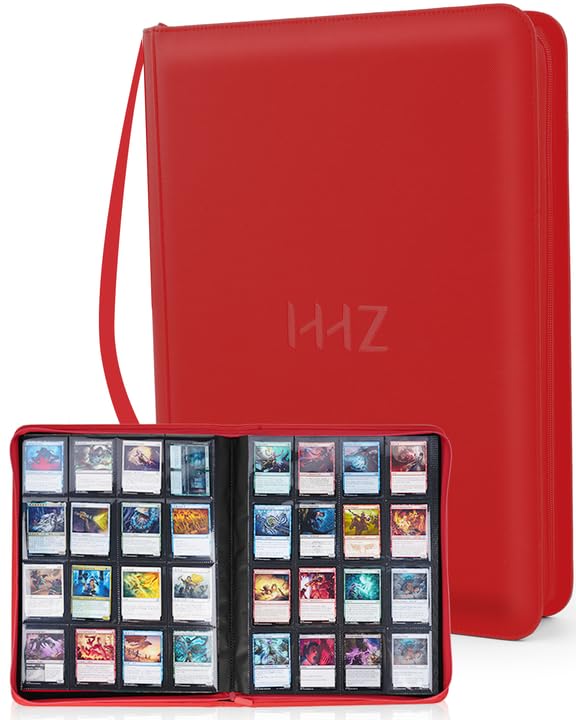 HHZ 16-pocket binder front view shows 832-pocket capacity for organized collections