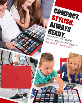 HHZ universal compatibility fits standard-size cards including PKM MTG and sports cards