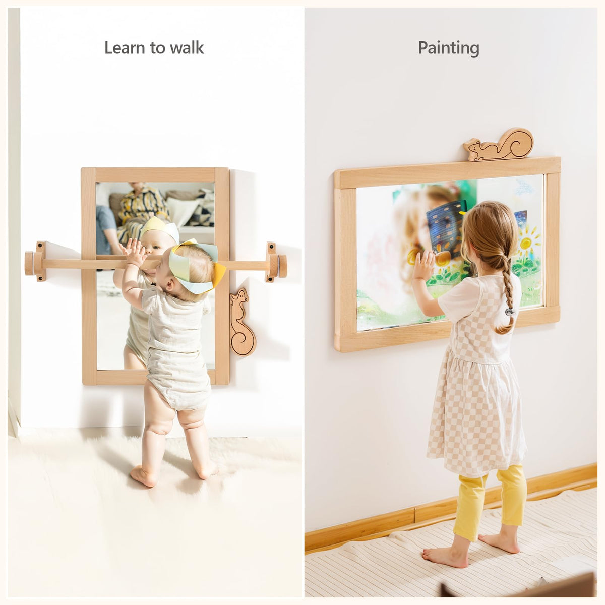 HI BABY MONMENT Montessori-inspired nursery piece blends style and function.