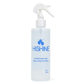HI-FLOAT Hi-Shine bottle spray on balloons adds lasting sparkle