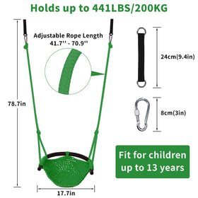 Height-adjustment rings enable easy height customization for growing kids.