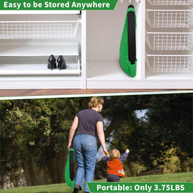 Hanging straps suitable for indoor porches or outdoor trees with ease.