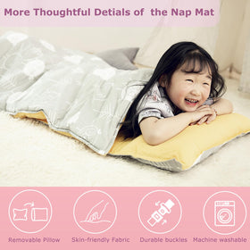 Hi Sprout nap mat in use during nap time at preschool and home.
