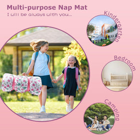 Hi Sprout nap mat portable solution for travel and sleepovers.