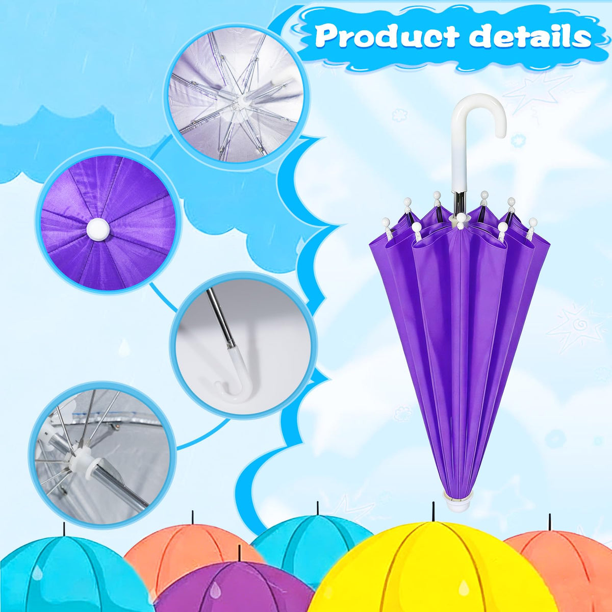 Hiawbon compact mini umbrella ideal for photography props.