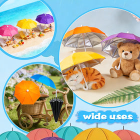 Hiawbon versatile mini umbrellas for decor and party favors.