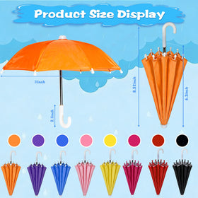 Hiawbon nylon fabric and metal frame detail on tiny umbrella.