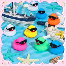 Hiboom bulk 300 mini ducks with sunglasses for classroom rewards