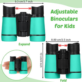 Hiboom folding binoculars with shockproof design for durable kid-friendly viewing.
