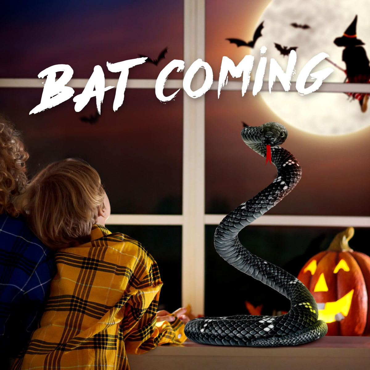 Hiboom snake plush makes a large, memorable gift choice