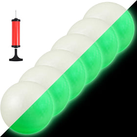 Hiboom glow kickball two pieces ready for dusk games
