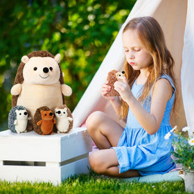 Hiboom Hedgehog baby plush 4 inch, easy to clean and great for travel