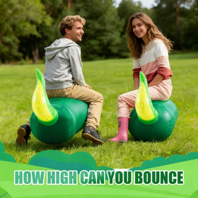 Hiboom indoor-outdoor use, ideal on grass, carpet, or smooth pavement.