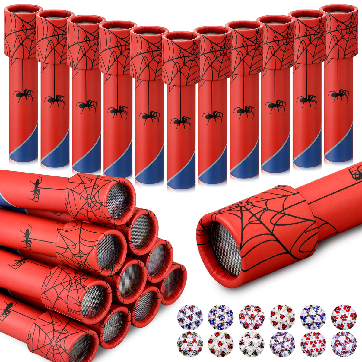Hiboom kaleidoscope spider pattern 01 offers colorful symmetry for imaginative play and color discovery.