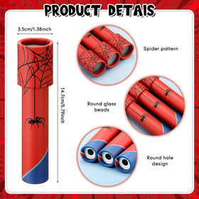 Hiboom kaleidoscope spider pattern 03 showcases vibrant refractions to spark curiosity.