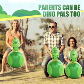 Hiboom kid-safe inflatable toy with weighted bottom for balance.