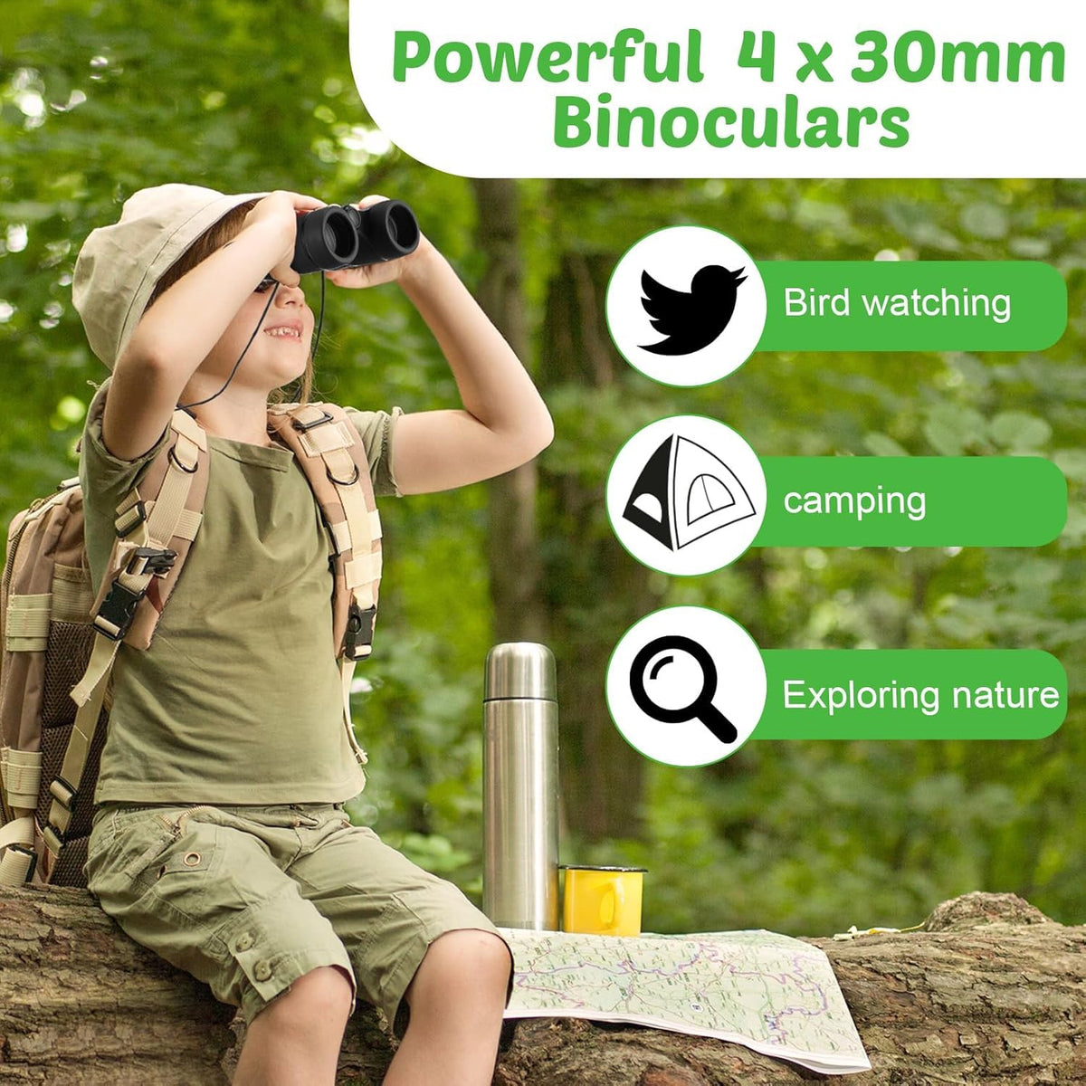Hiboom soft rubber eyepieces protect young eyes during play.