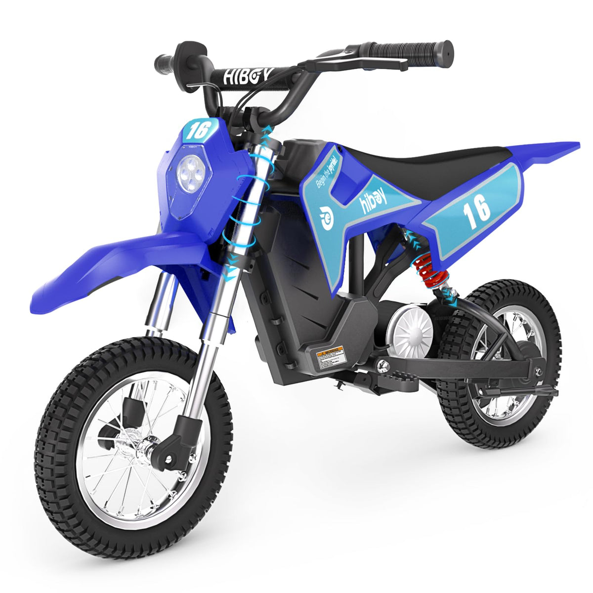 Hiboy DK1 front view showing compact design for easy handling and safe starts