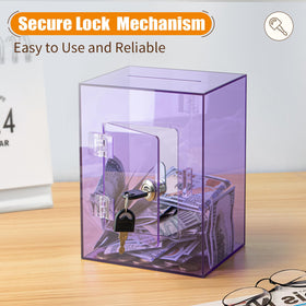 hicocool Blue Piggy Bank inside view highlights capacity and visibility