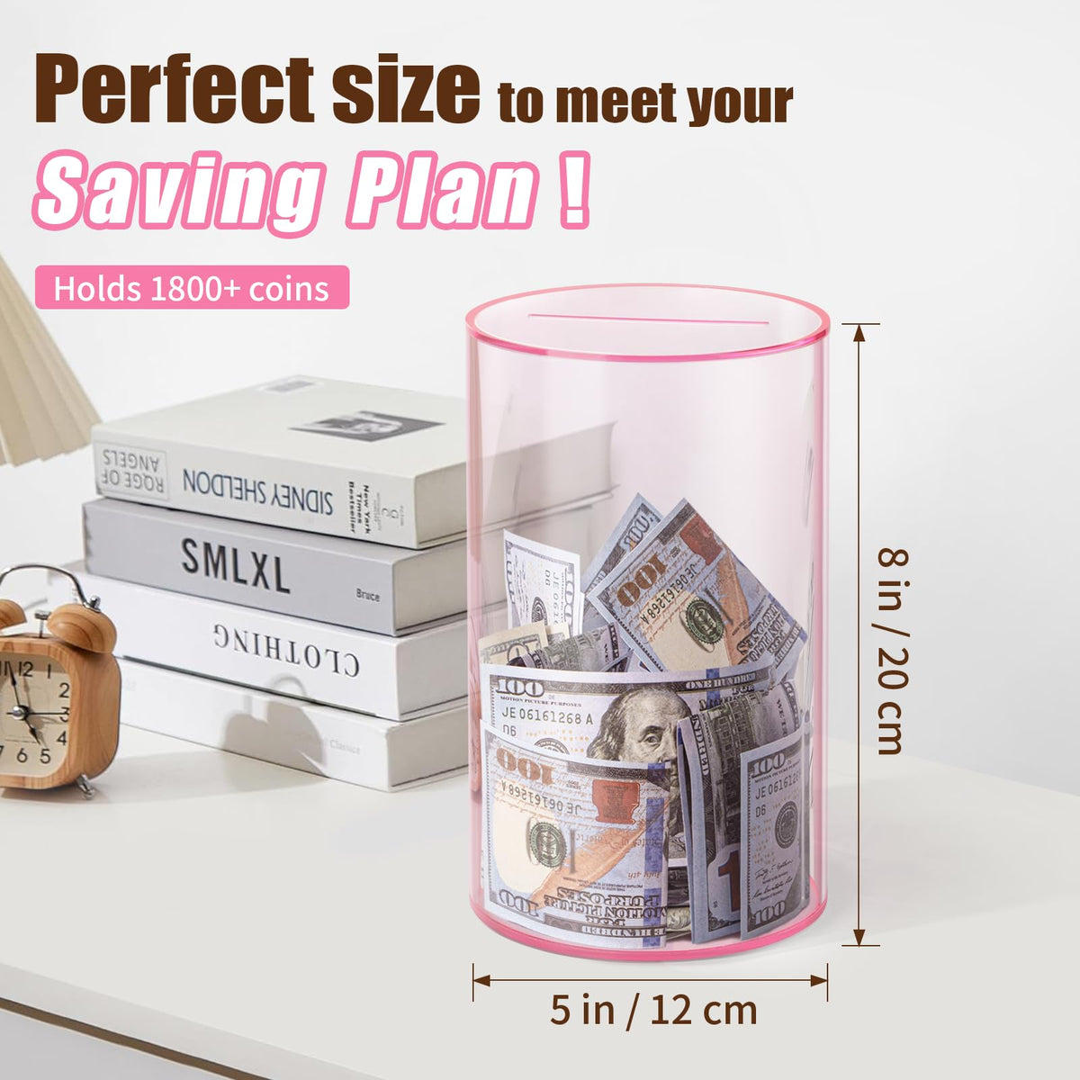 Hicocool piggy bank break-open mechanism preserves savings until you break.