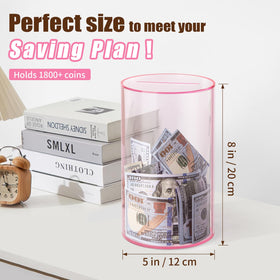 Hicocool piggy bank break-open mechanism preserves savings until you break.