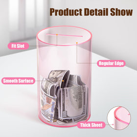 Hicocool piggy bank size and capacity support big saving goals.