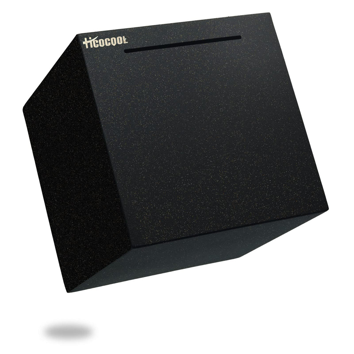 hicocool piggy bank in starry black finish for stylish savings.