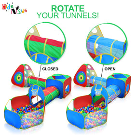 Hide N Side indoor-outdoor use promotes versatile play locations for families.