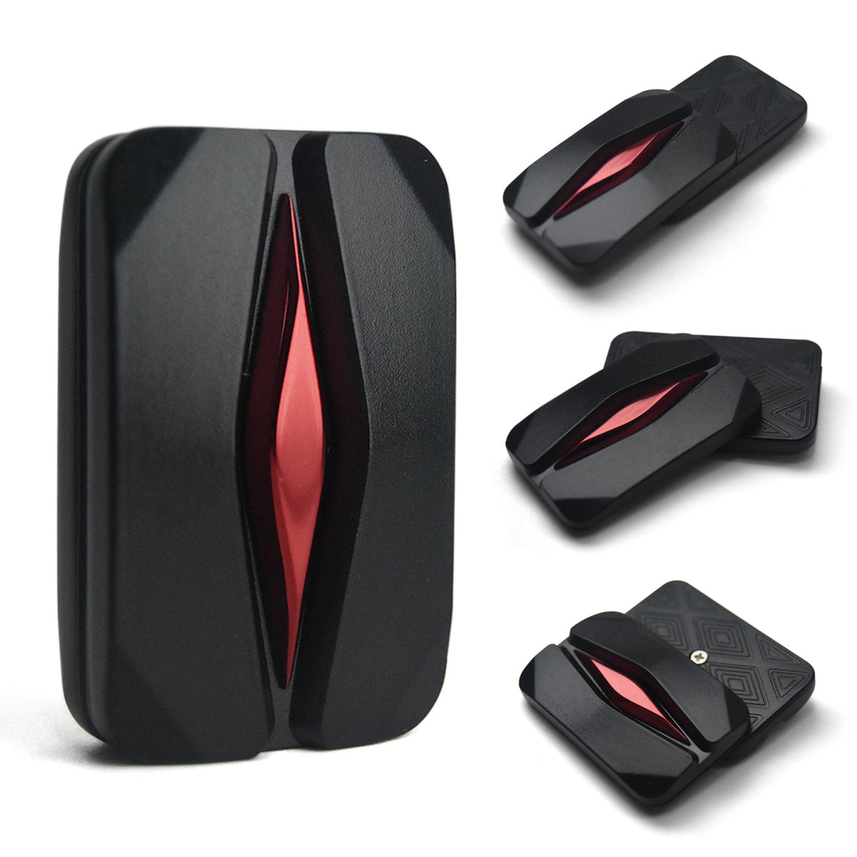 HIDEDC Mountain Fidget Slider top view reveals sleek alloy build for smooth handling.