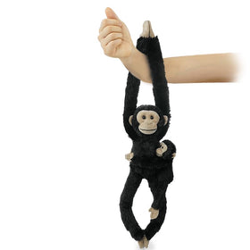 Hideekoog chimpanzee mother 27-inch hanging plush for playful bonding and decor