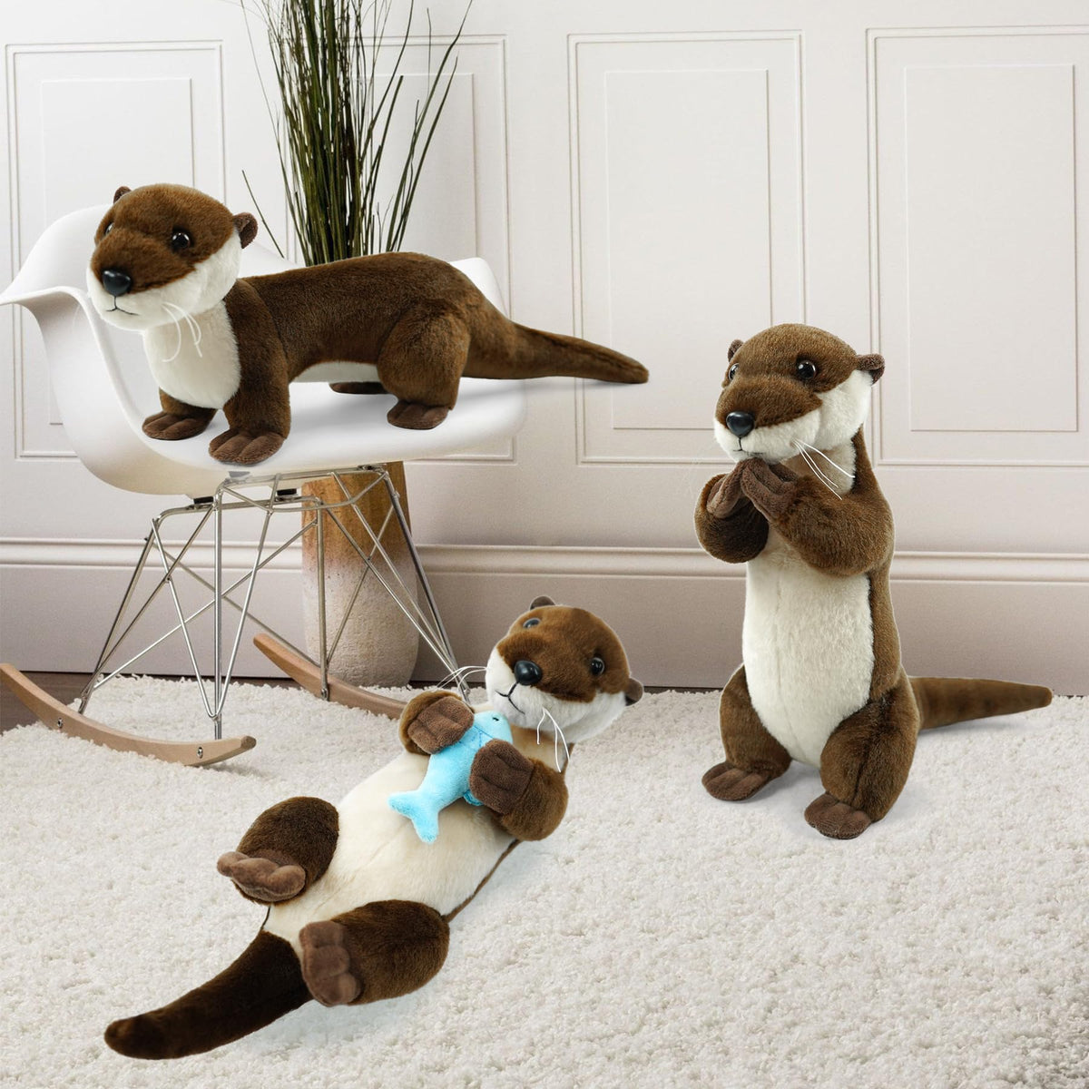 Hideekoog Sea Otter plush room decor for cute accents and decor ideas.
