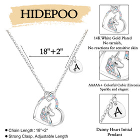 Hidepoo 18-inch chain with 2-inch extension fits many necklines