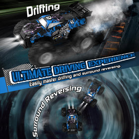 Hielse RC truck drift move demonstrates precise control.