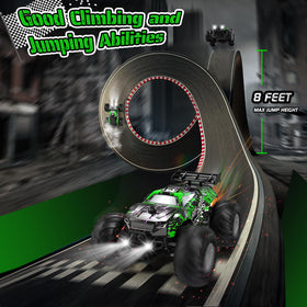 Hielse remote control car drift action captures turning finesse.