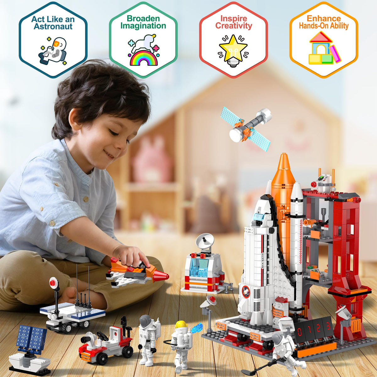 HIEMAO astronaut figures ready for space exploration storytime