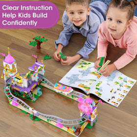 HIEMAO colorful amusement elements widen play possibilities and storytelling options.