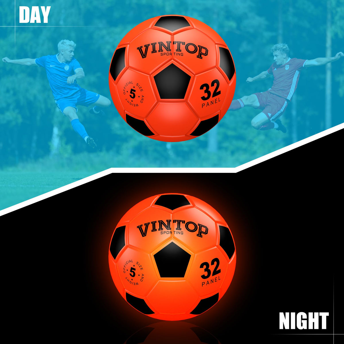 HIEMAO night games with bright glow and clear visibility for all players