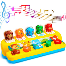 Hieoby durable pop-up toy made from BPA-free ABS materials for safe play.