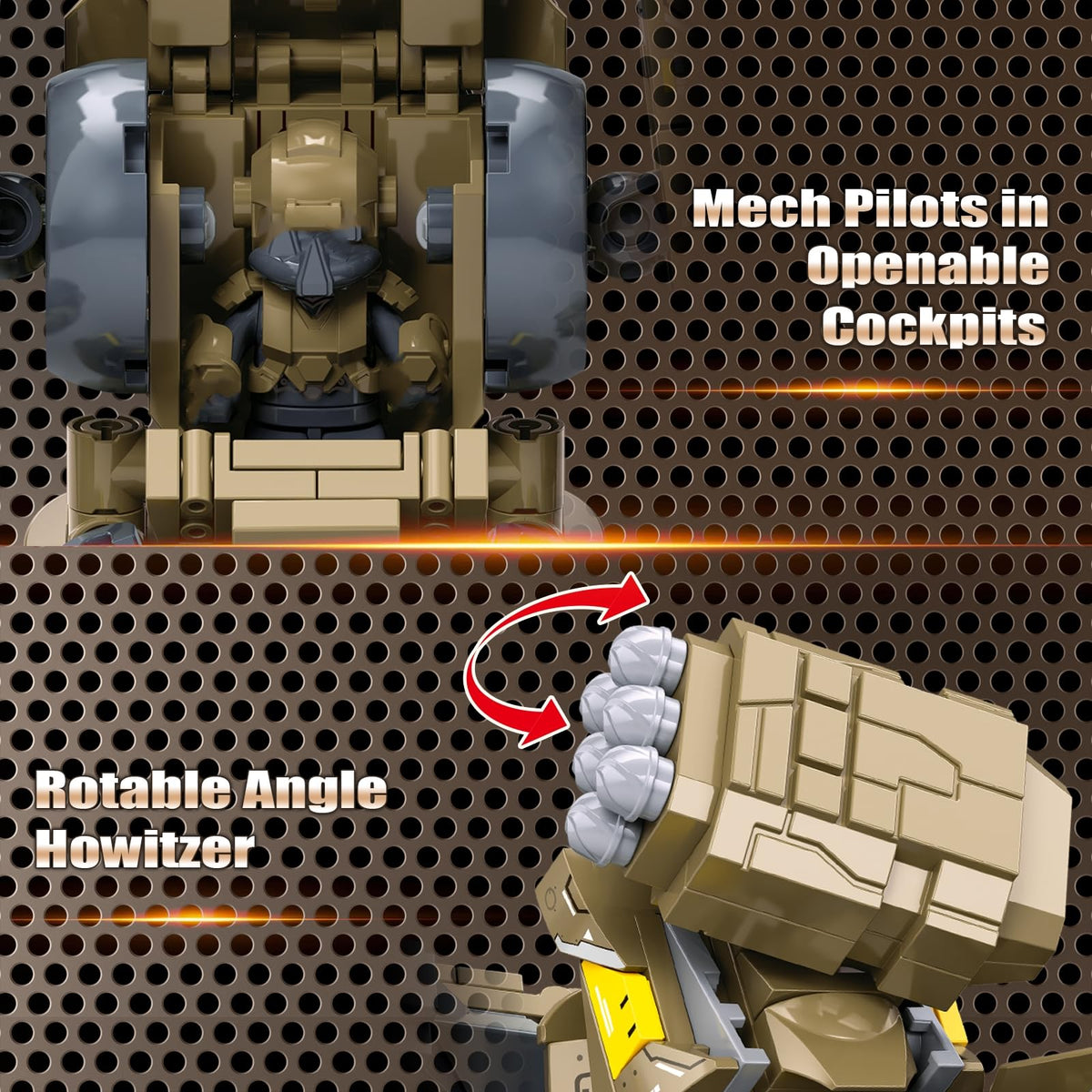 HIGH GODO Artillery Mech assembly instructions aid quick build