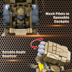 HIGH GODO Artillery Mech assembly instructions aid quick build